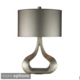 Carolina 1-light Silver Leaf Table Lamp (As Is Item)
