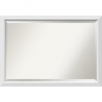 Wall Mirror, Blanco White Wood