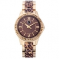 Picard and Cie Women's PPK Gold-tone Austrian Crystal Accented Bezel Watch