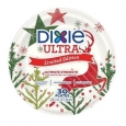 Dixie Ultra 9" Prancing Deer Holiday Plates - 30ct