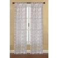 Bubbles Sheer Window Curtain Panel (Set of 2)