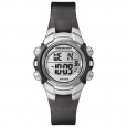 Timex T5K805M6 Unisex Marathon Digital Silvertone Black Strap Watch