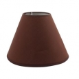 110mm x 260mm x 180mm(Bot D x Top D x H)Pure Color Table LampShade Brown