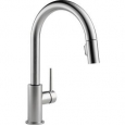Delta 9159-DST Trinsic Pull-Down Kitchen Faucet with Magnetic Docking Spray Head - Includes Lifetime Warranty