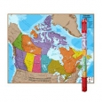 Hemispheres Laminated Map, Canada