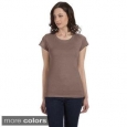 Bella Women's 'Marcelle' Sheer Jersey Longer-length T-shirt