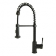 Brienza Oil Rubbed Bronze Residential Spring Coil Kitchen Faucet