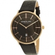 Kenneth Cole Men's Casual watch KC15057014 Brown Leather Quartz Fashion Watch
