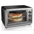 Hamilton Beach Black and Stainless Countertop Oven with Convection and Rotisserie