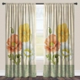 Laural Home Poppy Garden Sheer Curtain Panel (Single Panel)