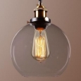 Maisie 8-inch Adjustable Height Edison Pendant with Bulb
