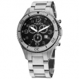 Akribos XXIV Men's Multifunction Chronograph Stainless Steel Casual Silver-Tone Bracelet Watch