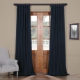 Exclusive Fabrics Solid Cotton True Blackout Curtain Panel