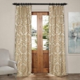 Exclusive Fabrics Astoria Faux Silk Jacquard Curtain Panel