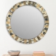 Safavieh Etienne Faux Tigers Eye Multi 29-inch Mirror
