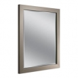 Headwest Modern Brush Nickel Wall Mirror