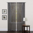 Lush Decor Black 84-inch Leopard Curtain Panel