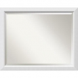 Wall Mirror Large, Blanco White 32 x 26-inch