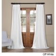 Exclusive Fabrics Signature Pinch Pleated Blackout Solid Velvet Curtain Panel