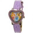 Disney Girl's Disney Princess PRS352 Purple Leather Quartz Fashion Watch