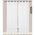 Beatrice Sheer Voile 8 Grommets Window Panel, White, 55x84 Inches