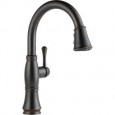 Delta Cassidy Single Handle Pull-Down Kitchen Faucet 9197-RB-DST Venetian Bronze