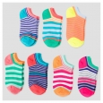 Girls' No Show Socks Cat & Jack - Multi-Colored S, Multicolored