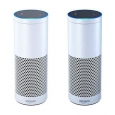 Amazon 2x Echo Wireless Speaker, White