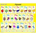 Childcraft English Alphabet Literacy Chart, Set of 25