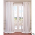 Exclusive Fabrics Heavy Faux Linen Curtain Panel 84