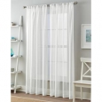 Solid Cape Sheer 84-inch Curtain Panel Pair