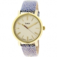 Timex Women's Originals T2P326 Gold Leather Quartz Fashion Watch