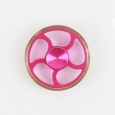 Hand Fidget Spinner - Grind Wheel - Stress and Anxiety Reliever - Pink