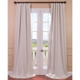 Exclusive Fabrics Cottage White Bellino Single Panel Blackout Curtain 108