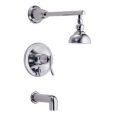 Danze D504054T Sonora Pressure Balanced Tub and Shower Trim Package with Single Function Shower Head (Less Valve)