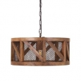 Kennedy Wood and Wire Pendant Light