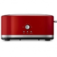 KitchenAid KMT4116ER Empire Red 4-slice Long Slot Toaster with High Lift Lever