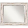 Wall Mirror Medium, Alexandria White wash 21 x 25-inch
