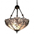 Amora Lighting AM263HL18 Tiffany Style Hanging Pendant Lamp 18 In Wide