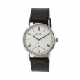 Simplify 5100 Leather Band Watch Black Leather/Silver