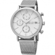 SO&CO New York Men's Monticello Quartz Chronograph Watch with Stainless Steel Mesh Band