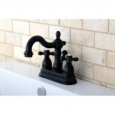 Victorian High Spout Oil Rubbed Bronze Bathroom Faucet