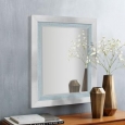Appalachian Frost Framed Beveled Wall Mirror