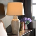 Design Craft Bindy 28-inch Iridescent Ceramic Table Lamp