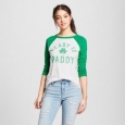 Women's Ready To Paddy 3/4 Sleeve Raglan Graphic T-shirt - Modern Lux (jun
