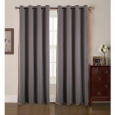 Ottomanson Blackout 84 Inch Grommet Top Curtain Panel Pair