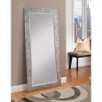 Sandberg Furniture Hammered Antique Silver Finish Full-length Leaner Mirror