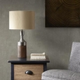 INK+IVY Larkin Brown 26.5-inch Table Lamp with Gold Drum Shade