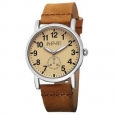 August Steiner Women's Swiss Quartz Leather Brown Strap Watch
