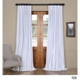 Exclusive Fabrics Faux Silk Extra-wide Blackout Curtain